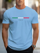 Italia Print Cotton Summer T-Shirt