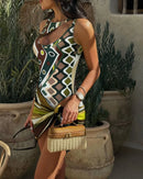 Luxury Hollow-Out Swimsuit with Skirt