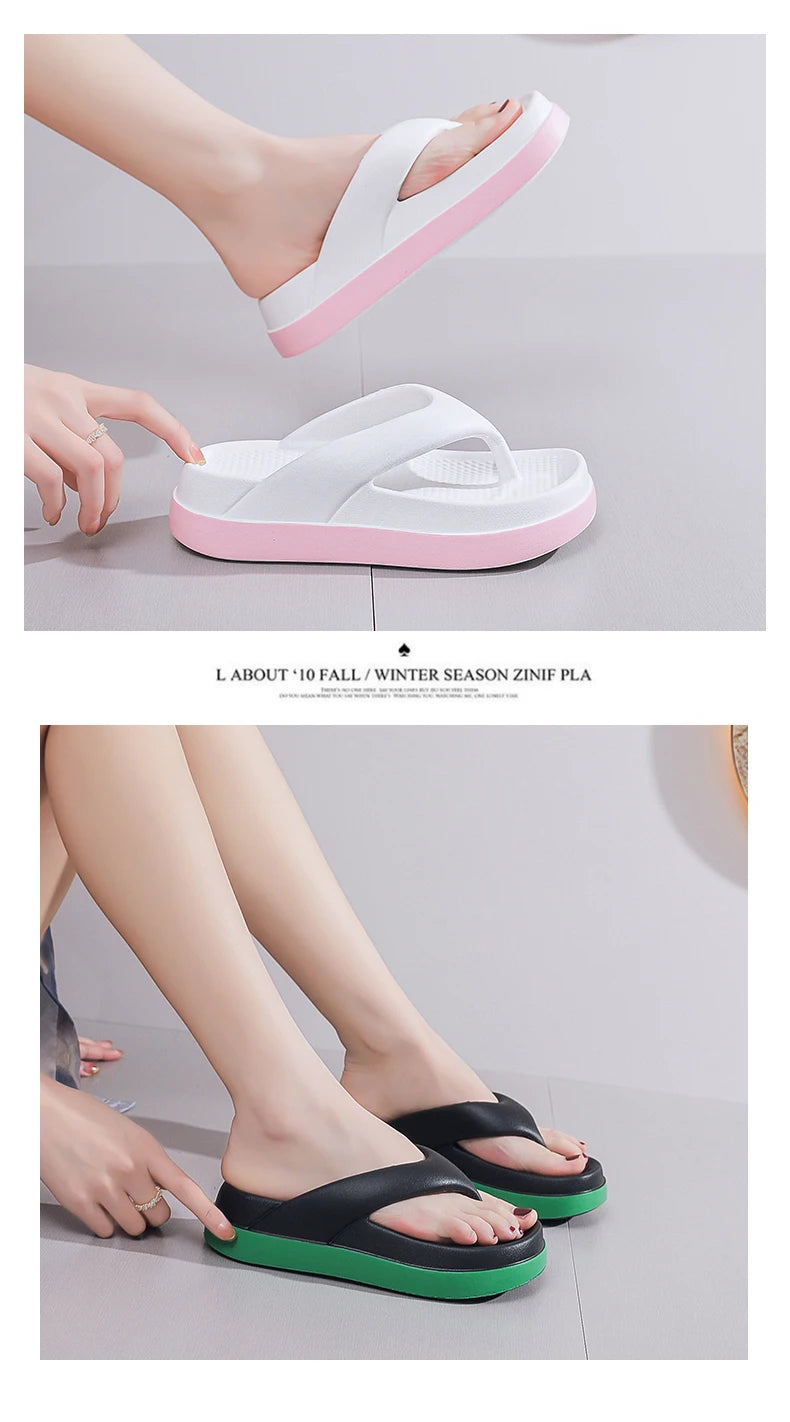 Women’s Casual Platform Flip Flops