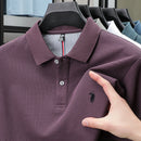 Luxury Cotton Embroidered Polo Shirt