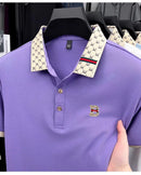 Luxury Embossed B Letter Polo Shirt