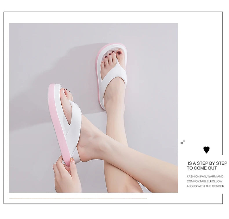 Women’s Casual Platform Flip Flops