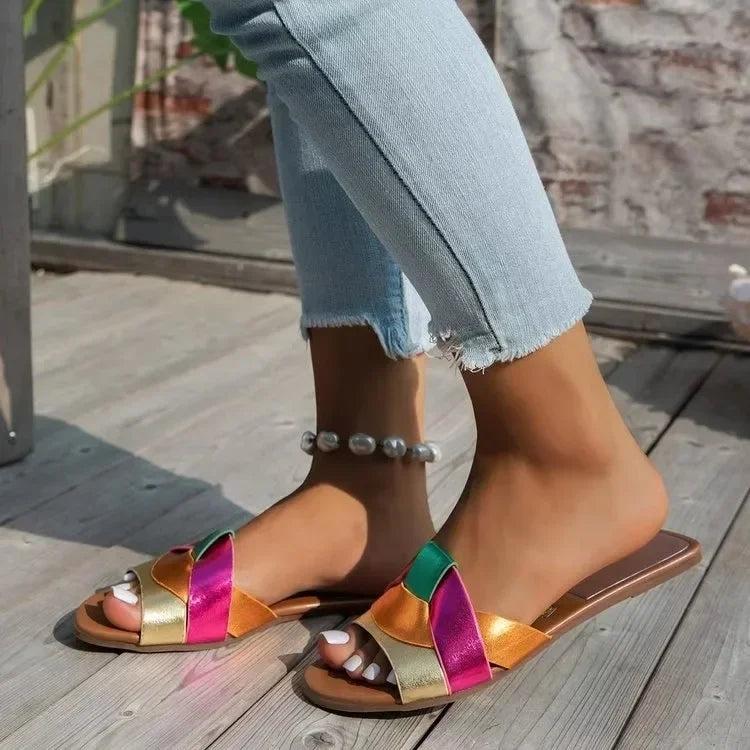 Women’s Solid Color Summer Slippers