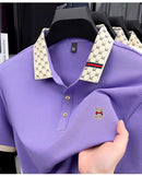Luxury Embossed B Letter Polo Shirt