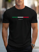Italia Print Cotton Summer T-Shirt