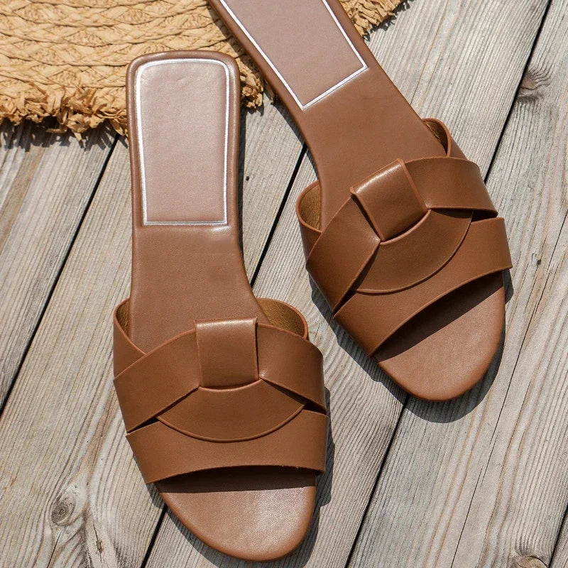 Women’s Solid Color Summer Slippers
