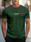 Italia Print Cotton Summer T-Shirt