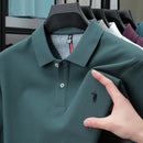 Luxury Cotton Embroidered Polo Shirt