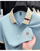 Luxury Embossed B Letter Polo Shirt
