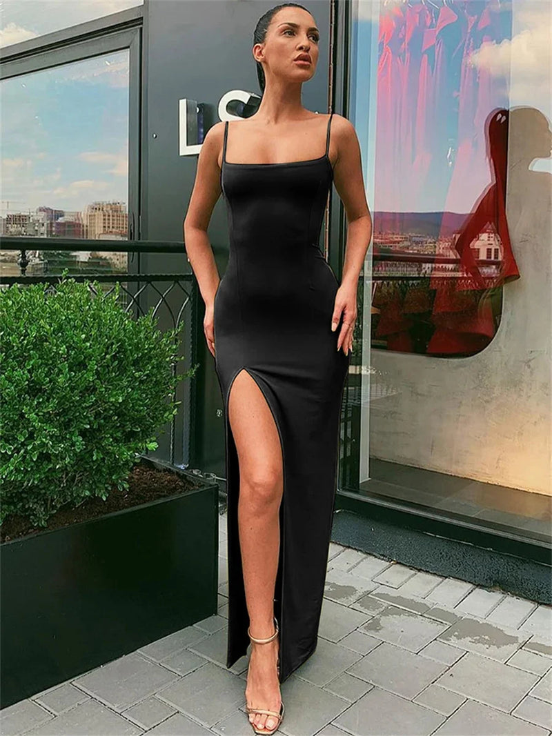 Sexy Spaghetti Strap Bodycon Dress