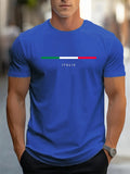 Italia Print Cotton Summer T-Shirt