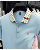 Luxury Embossed B Letter Polo Shirt