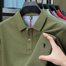 Luxury Cotton Embroidered Polo Shirt